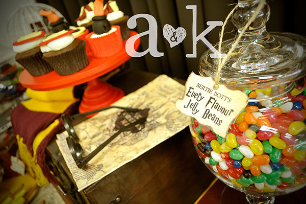 Aaden's Harry Potter Themed 1st Birthday Dessert Buffet by A&K.