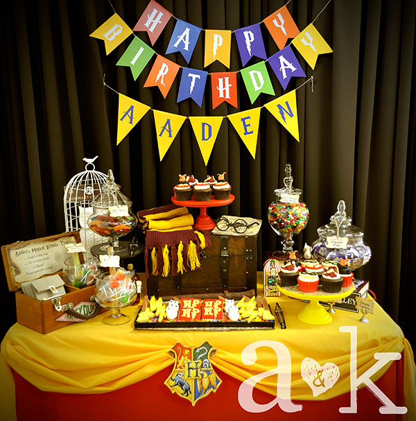 Harry Potter Themed Birthday Party
