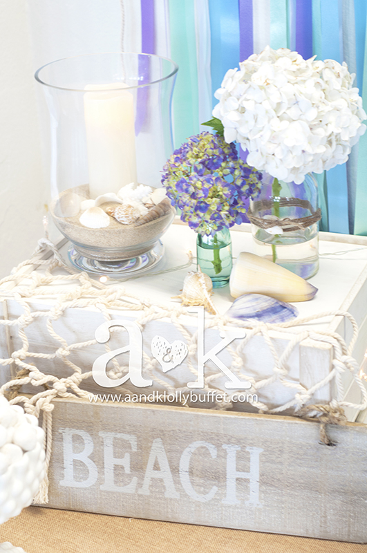 Beach inspired decors. Styling & Photography by A&K.